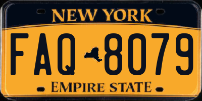 NY license plate FAQ8079