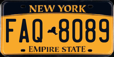 NY license plate FAQ8089