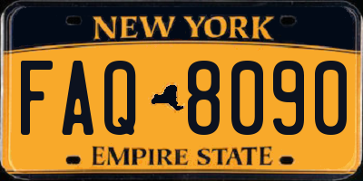 NY license plate FAQ8090