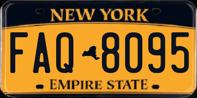 NY license plate FAQ8095