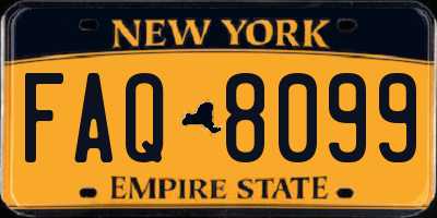 NY license plate FAQ8099