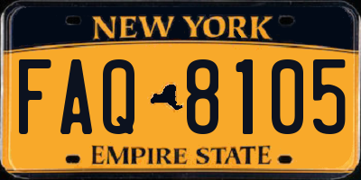 NY license plate FAQ8105