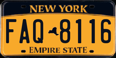NY license plate FAQ8116