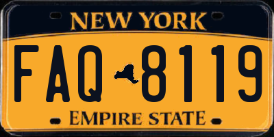 NY license plate FAQ8119