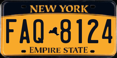 NY license plate FAQ8124