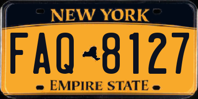 NY license plate FAQ8127