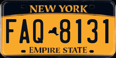 NY license plate FAQ8131