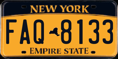 NY license plate FAQ8133
