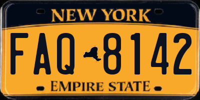 NY license plate FAQ8142
