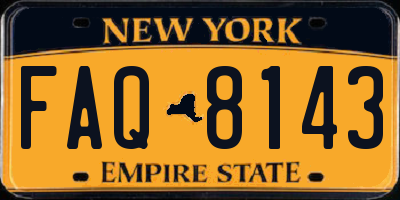 NY license plate FAQ8143