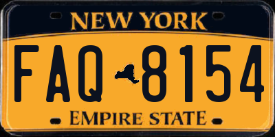 NY license plate FAQ8154