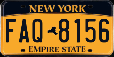 NY license plate FAQ8156