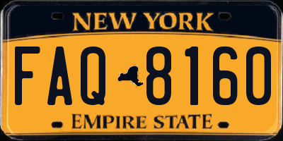NY license plate FAQ8160