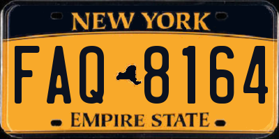 NY license plate FAQ8164
