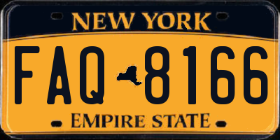 NY license plate FAQ8166