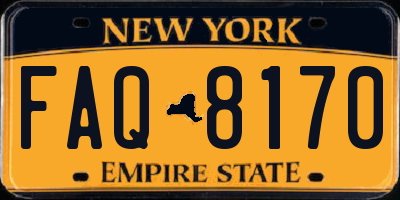 NY license plate FAQ8170