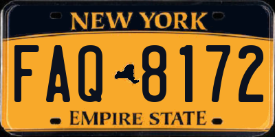NY license plate FAQ8172