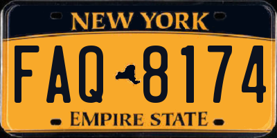 NY license plate FAQ8174