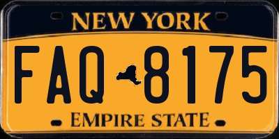 NY license plate FAQ8175