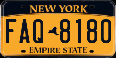 NY license plate FAQ8180