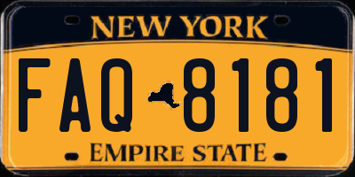 NY license plate FAQ8181