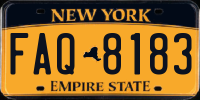 NY license plate FAQ8183