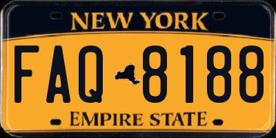 NY license plate FAQ8188