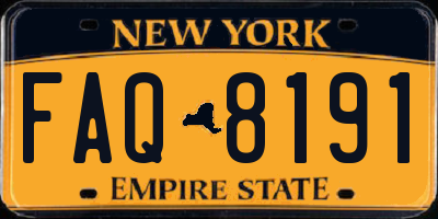 NY license plate FAQ8191