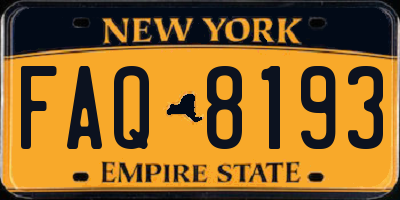 NY license plate FAQ8193