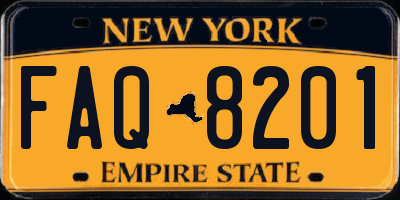 NY license plate FAQ8201