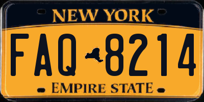 NY license plate FAQ8214