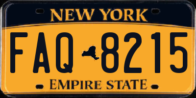 NY license plate FAQ8215