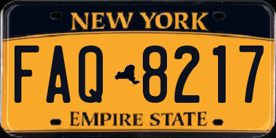 NY license plate FAQ8217