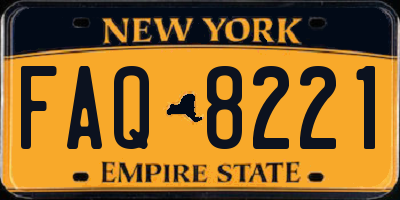 NY license plate FAQ8221
