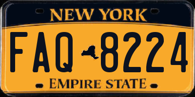 NY license plate FAQ8224