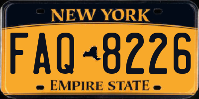 NY license plate FAQ8226