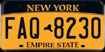 NY license plate FAQ8230