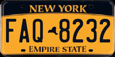 NY license plate FAQ8232
