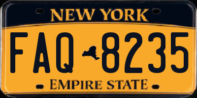NY license plate FAQ8235