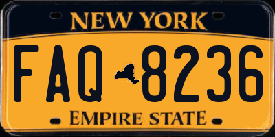 NY license plate FAQ8236