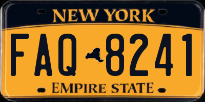 NY license plate FAQ8241