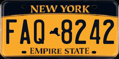 NY license plate FAQ8242