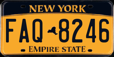 NY license plate FAQ8246