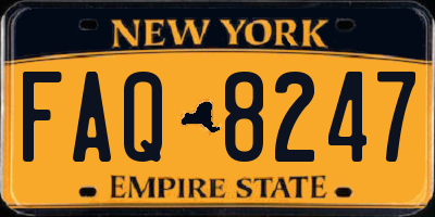 NY license plate FAQ8247