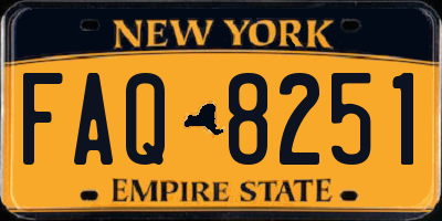 NY license plate FAQ8251
