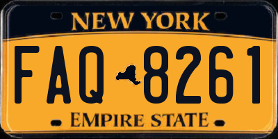 NY license plate FAQ8261