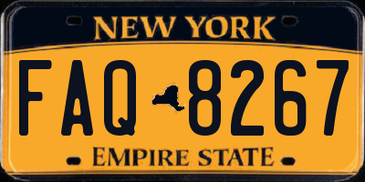 NY license plate FAQ8267