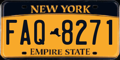 NY license plate FAQ8271