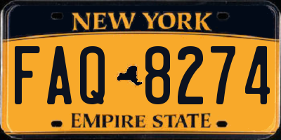 NY license plate FAQ8274