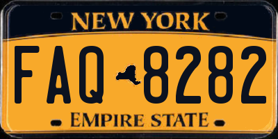 NY license plate FAQ8282